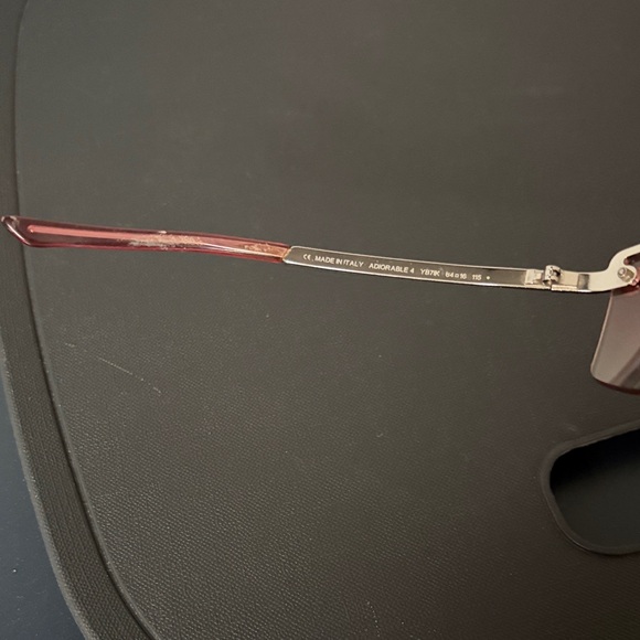 Christian Dior Ladies Pink Rimless Sunglasses - Picture 6 of 6